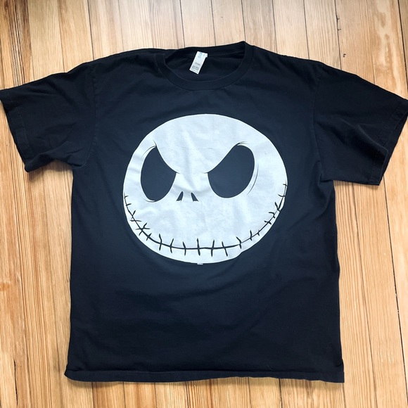 Large Black Suna Jack Skellington Nightmare Before Christmas T-shirt - Picture 2 of 3